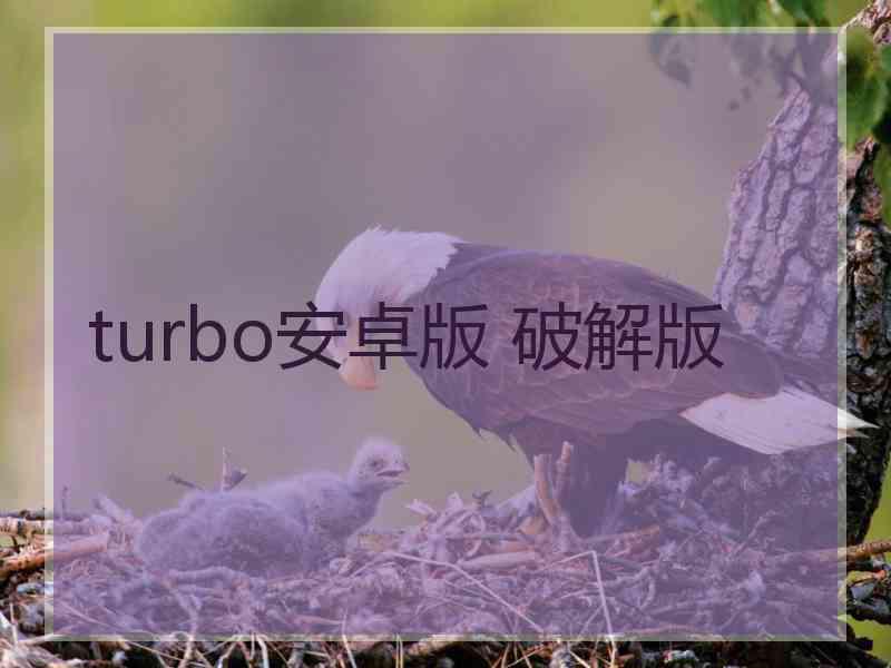 turbo安卓版 破解版