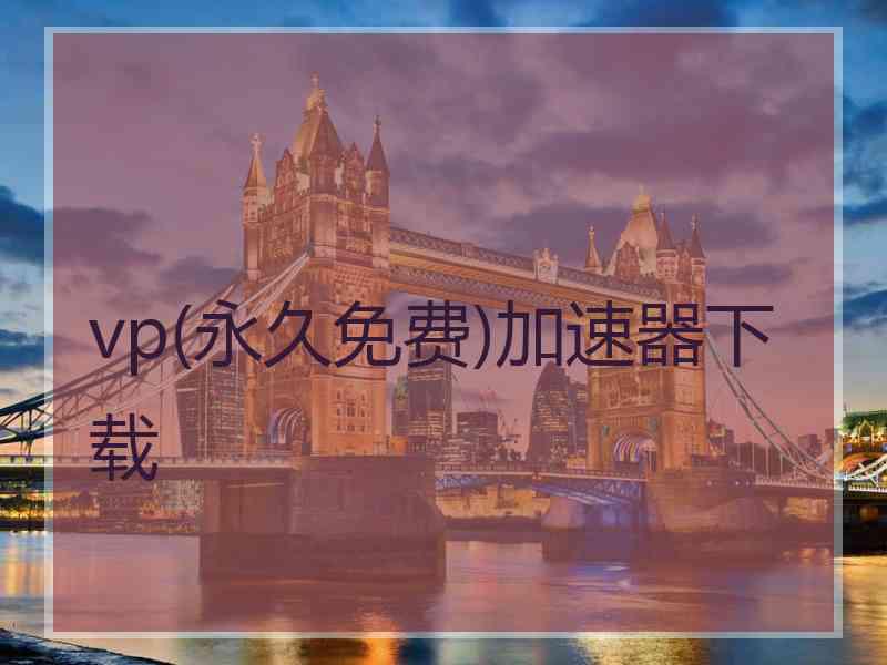 vp(永久免费)加速器下载