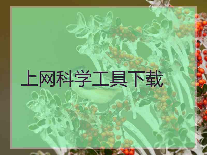 上网科学工具下载