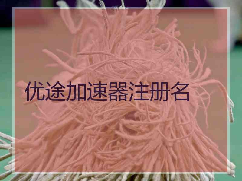 优途加速器注册名