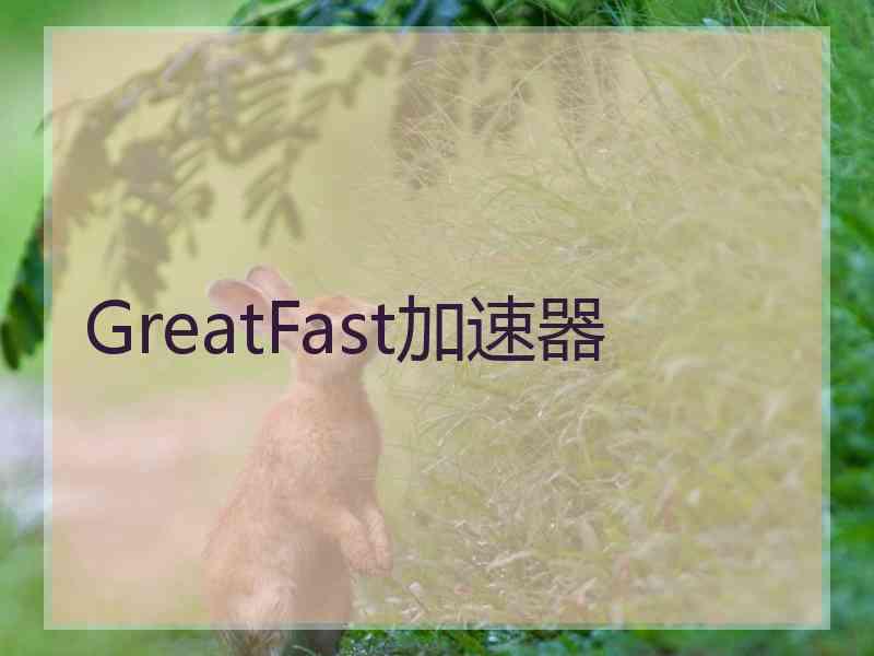 GreatFast加速器