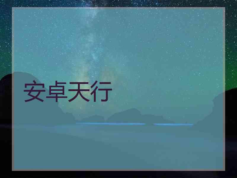 安卓天行