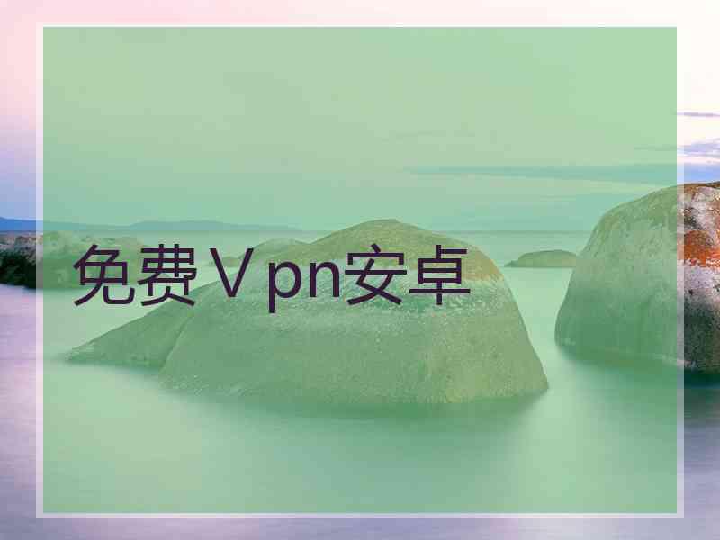 免费Ⅴpn安卓