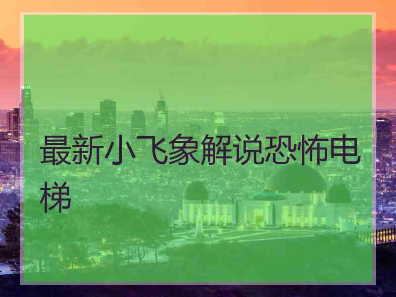 最新小飞象解说恐怖电梯