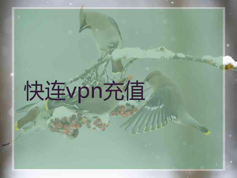 快连vpn充值