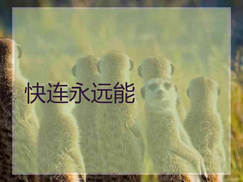 快连永远能