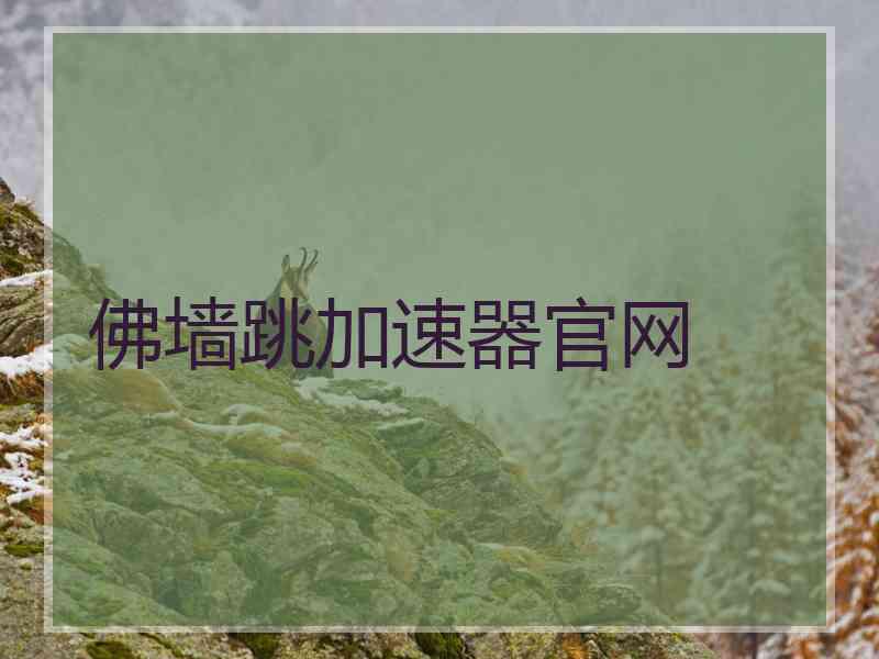 佛墙跳加速器官网