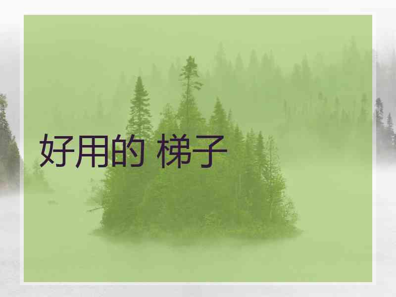 好用的 梯子