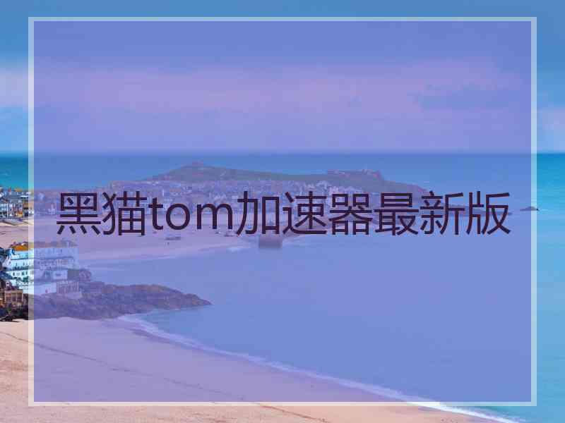 黑猫tom加速器最新版