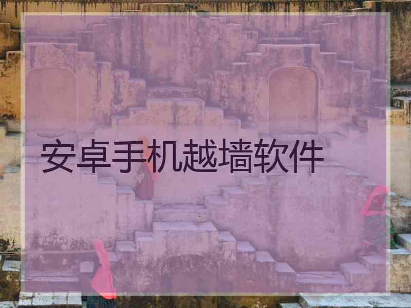 安卓手机越墙软件