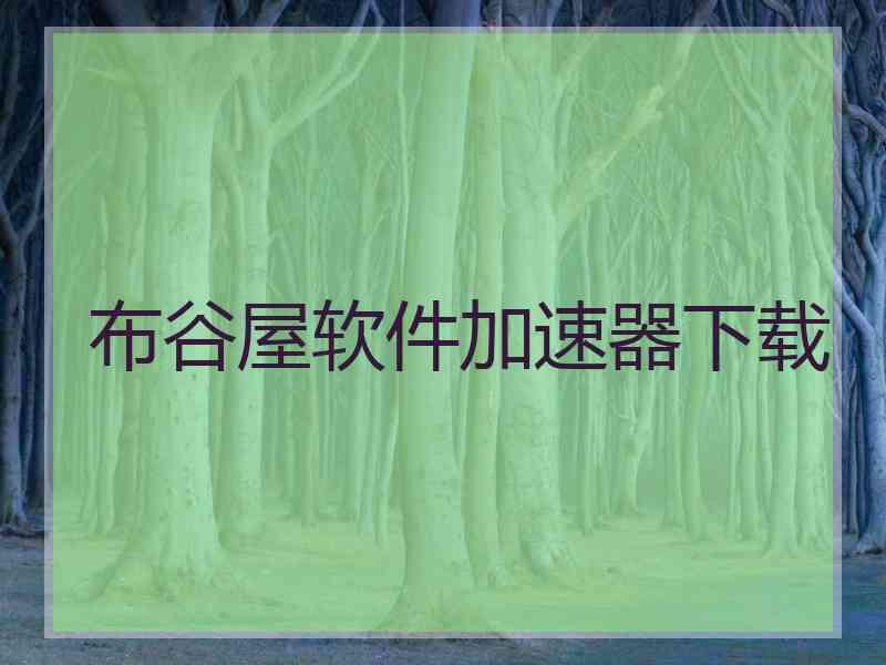 布谷屋软件加速器下载