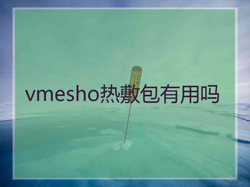 vmesho热敷包有用吗