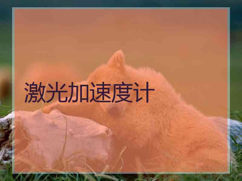 激光加速度计