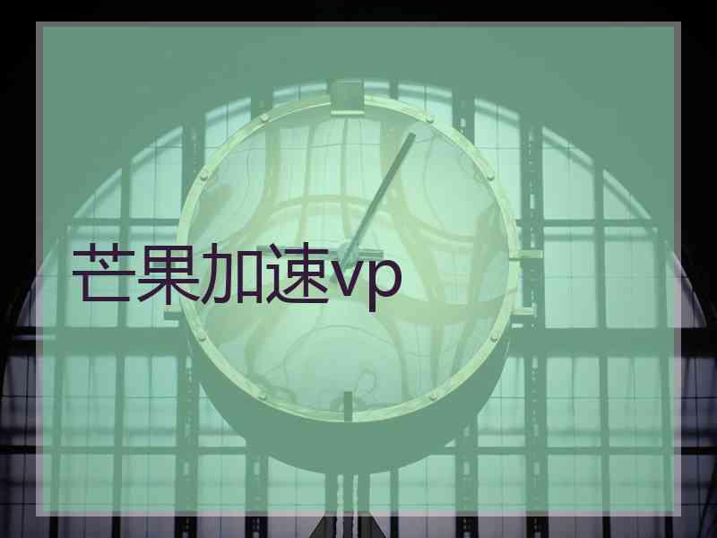芒果加速vp