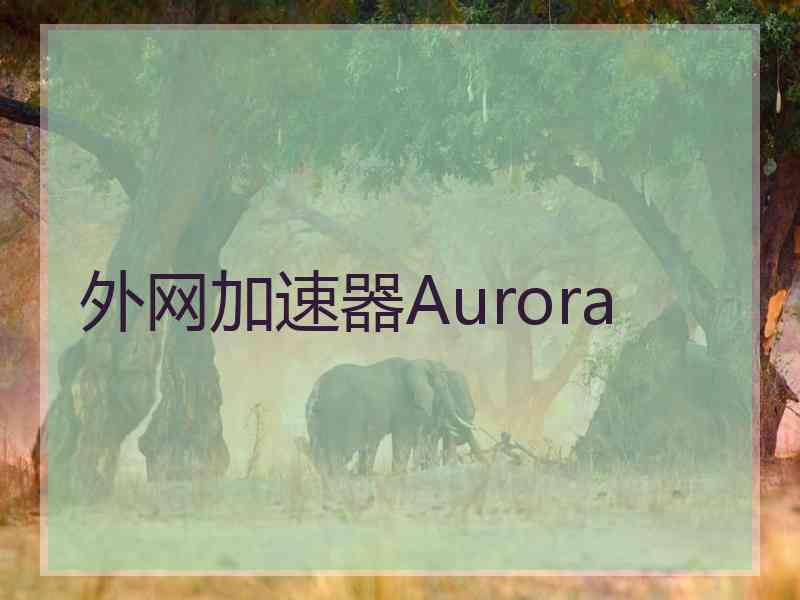 外网加速器Aurora