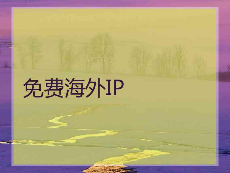 免费海外IP