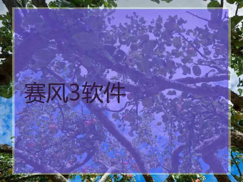 赛风3软件