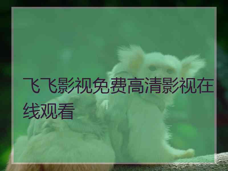飞飞影视免费高清影视在线观看