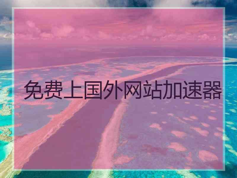 免费上国外网站加速器