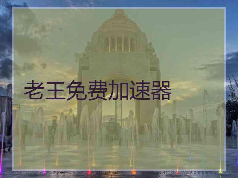 老王免费加速器