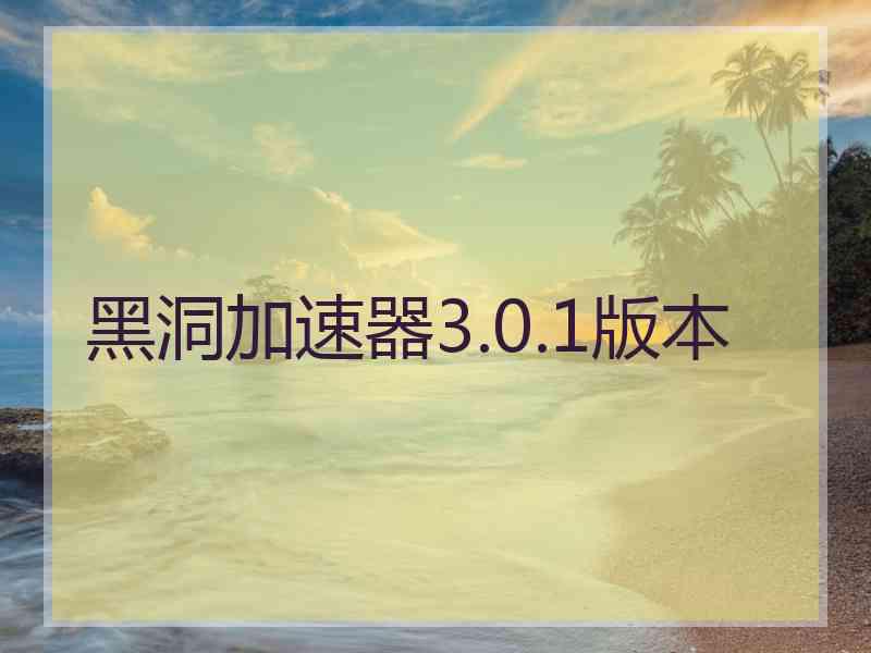 黑洞加速器3.0.1版本