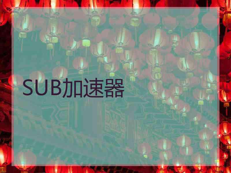 SUB加速器