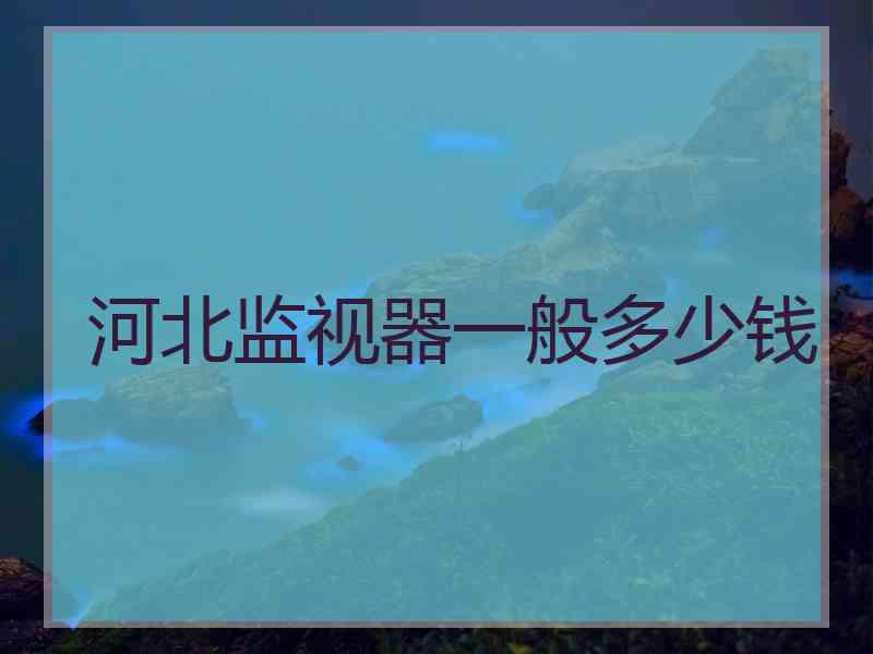 河北监视器一般多少钱
