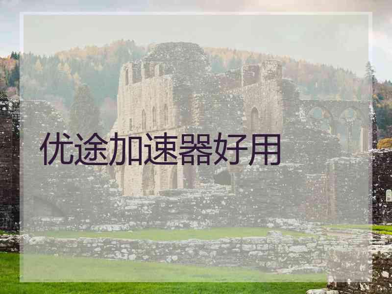 优途加速器好用