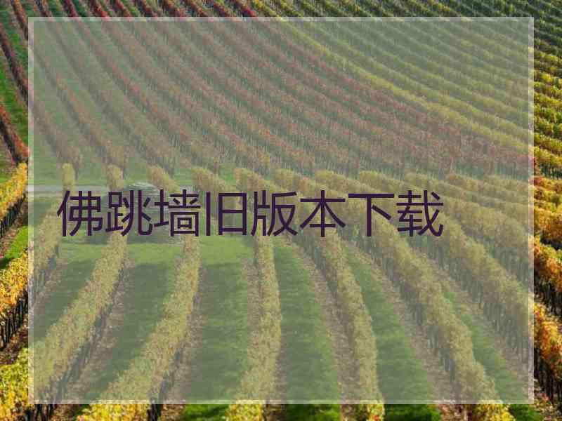 佛跳墙旧版本下载