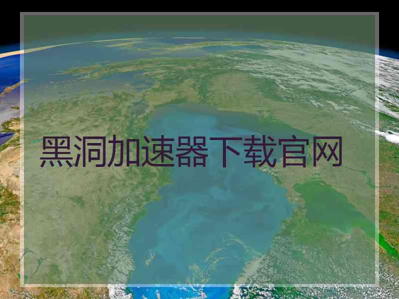 黑洞加速器下载官网