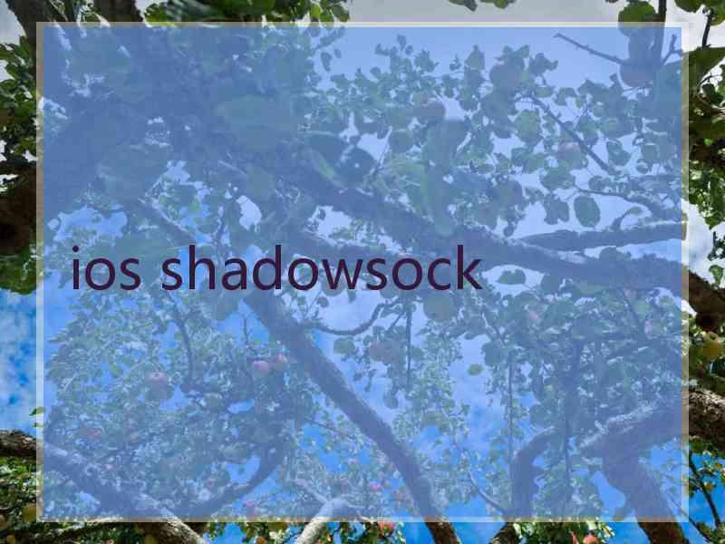 ios shadowsock