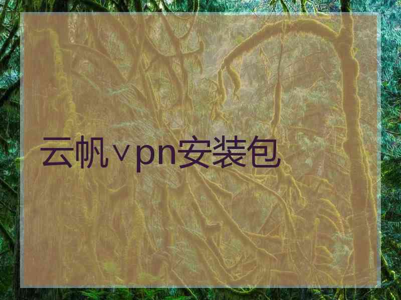 云帆∨pn安装包