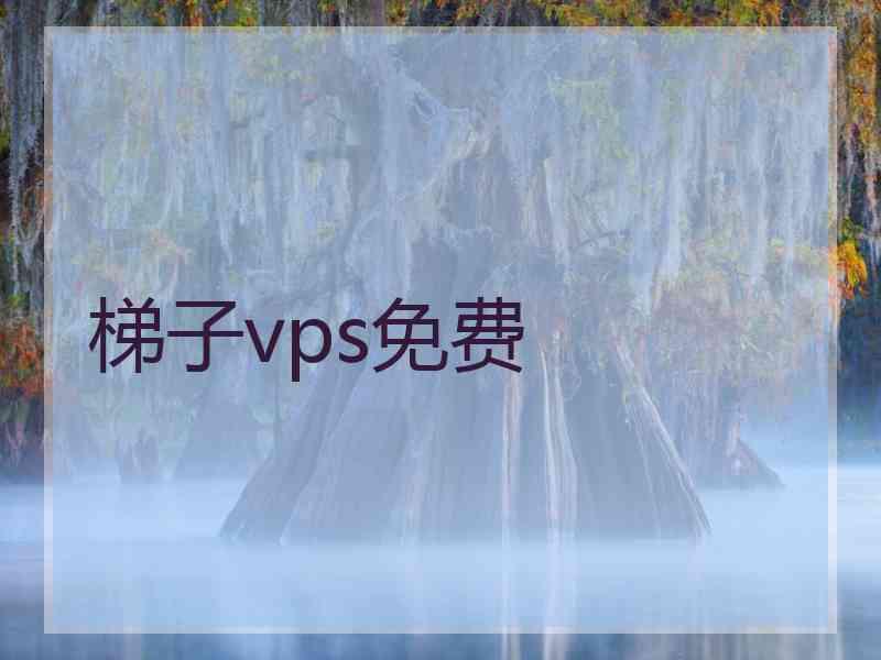 梯子vps免费