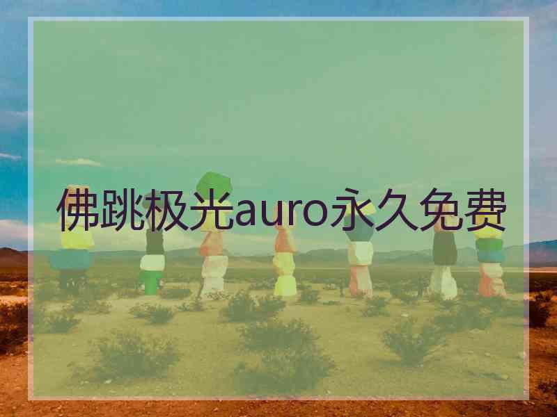 佛跳极光auro永久免费