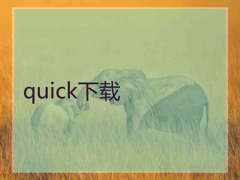 quick下载