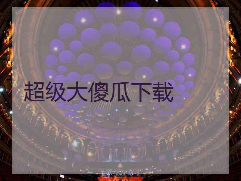 超级大傻瓜下载