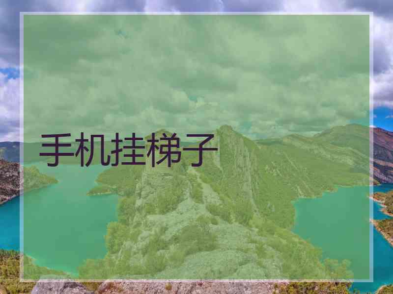 手机挂梯子