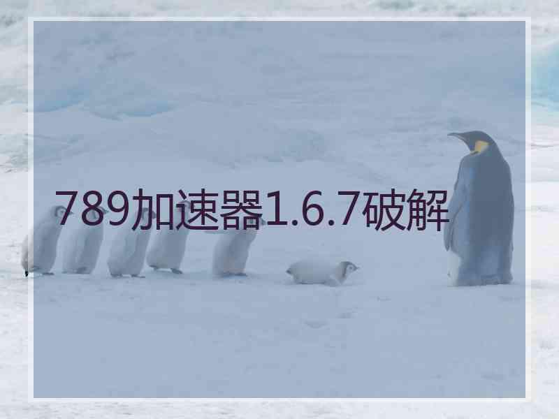 789加速器1.6.7破解
