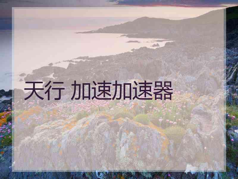天行 加速加速器