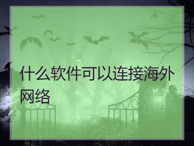 什么软件可以连接海外网络