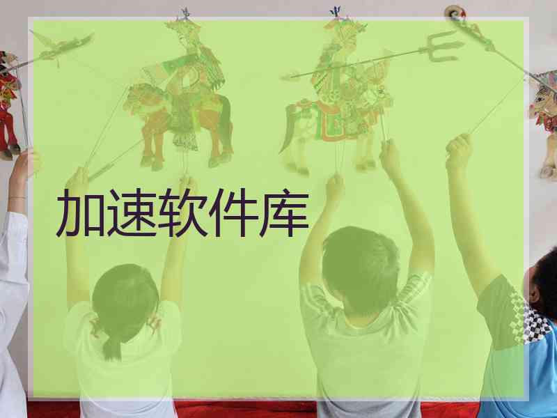 加速软件库