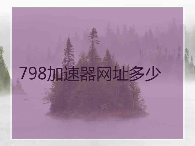 798加速器网址多少