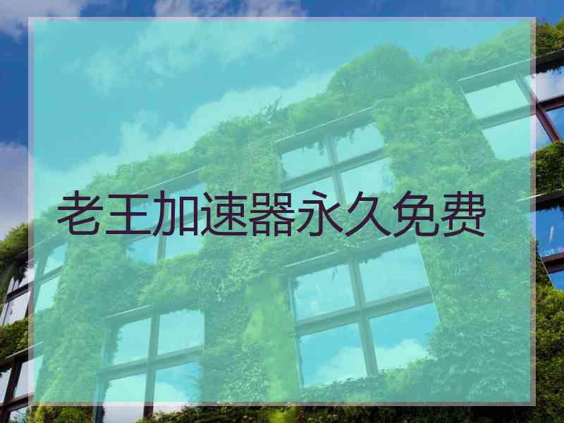 老王加速器永久免费