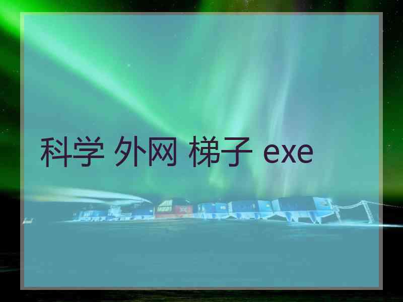 科学 外网 梯子 exe