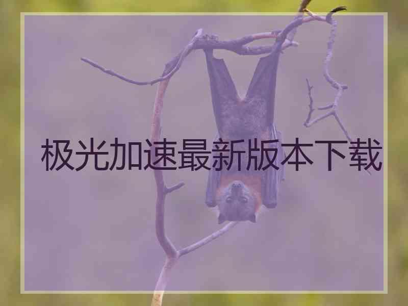 极光加速最新版本下载