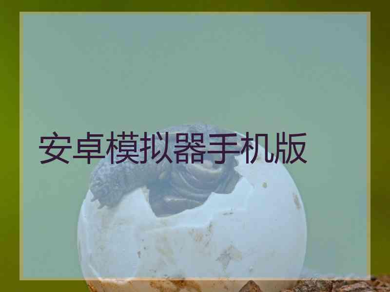 安卓模拟器手机版