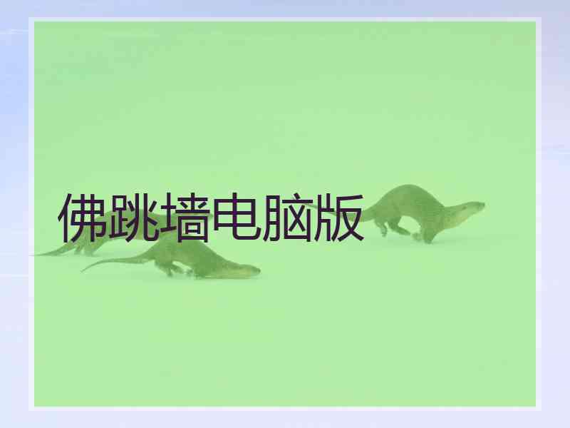 佛跳墙电脑版