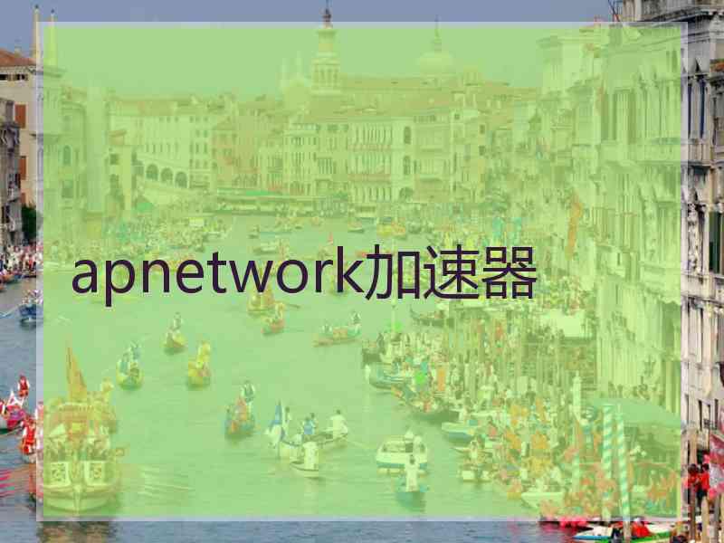 apnetwork加速器