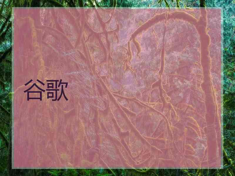 谷歌