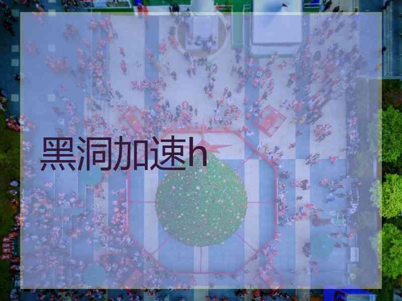 黑洞加速h